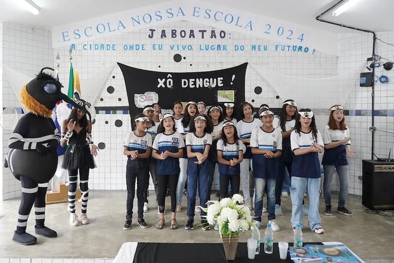 Escola de Jaboatão dos Guararapes atua contra as arboviroses Foto: Leandro de Santana