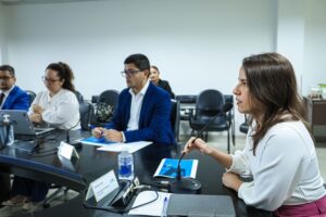 Governadora Raquel Lyra coordena reunião sobre as ações do Governo na segurança Foto: Janaína Pepeu/Secom