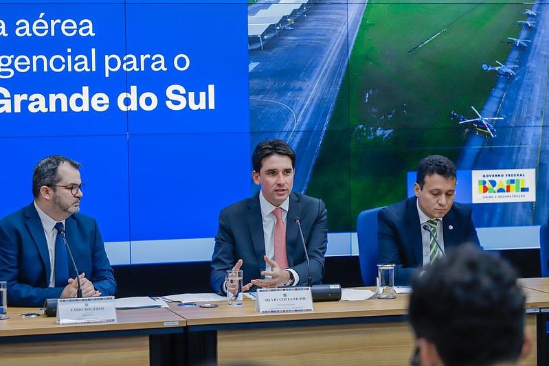 Ministro Silvio Costa Filho detalhou o plano emergencial para ajudar o Rio Grande do Sul