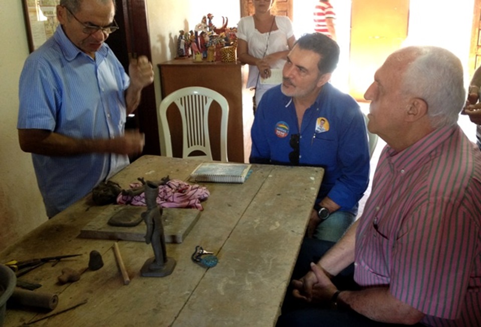 Jarbas vasconcelos visita Manuel Eudócio