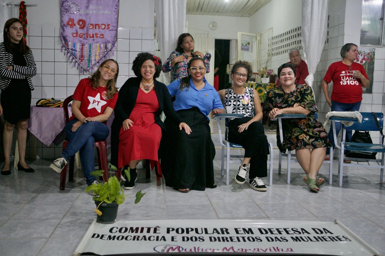 Dani Portela debateu temas como direitos humanos, empoderamento das mulheres, prevenção à violência