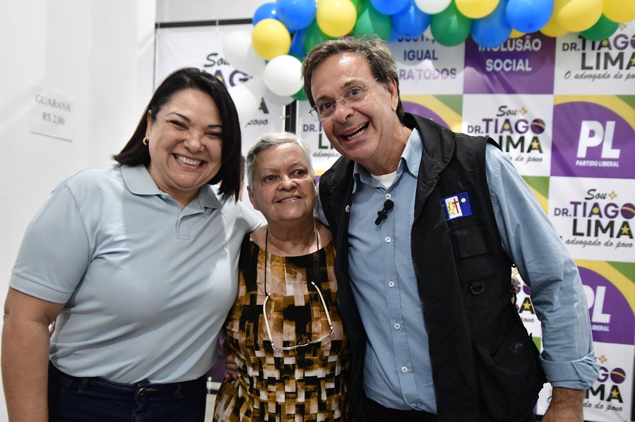 Gilson Machado e a sua vvice Leninha Dias têm prestigiado os candidatos à Câmara Foto Ademar Filho