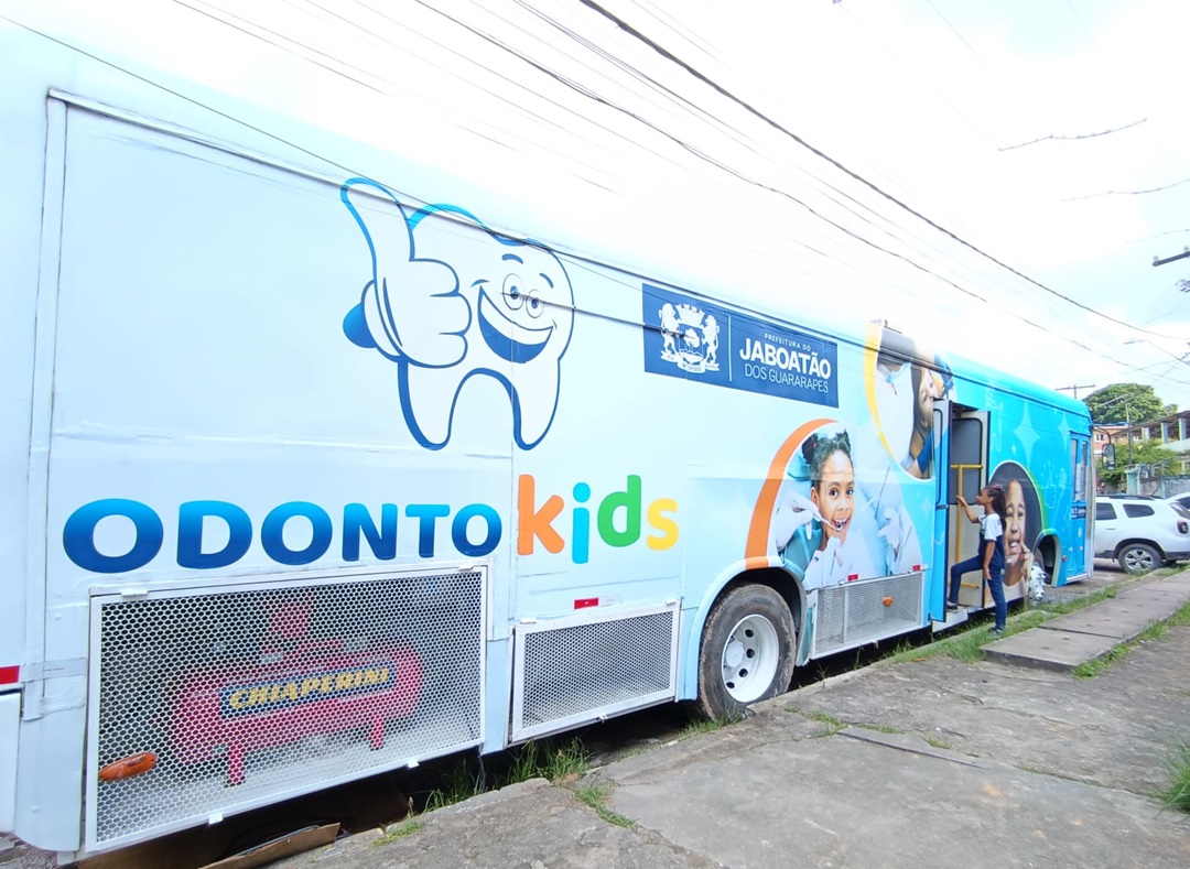 Prefeitura de Jaboatão leva o Odontokids para as escolas da rede municipal Foto Divulgação PMJG