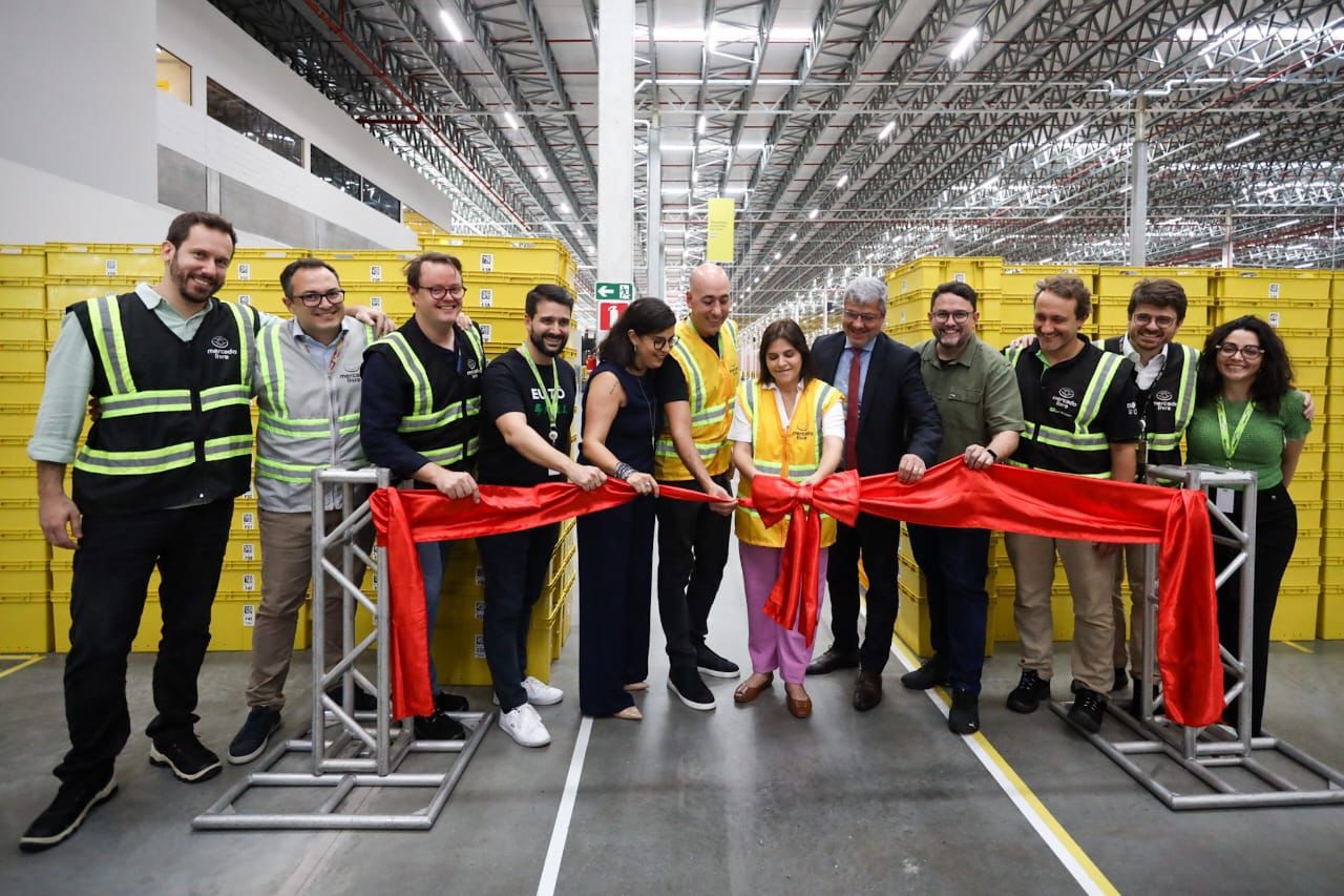 Vice-governadora Priscila Krause participou da inauguração do novo Centro de Distribuição do Mercado Livre Foto Américo Nunes