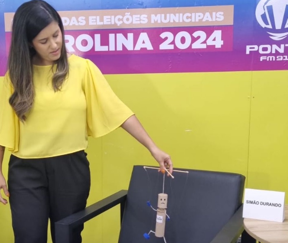 Candidata do PL, Lara Cavalcanti provocou o prefeito e candidato à reeleição Simão Durando