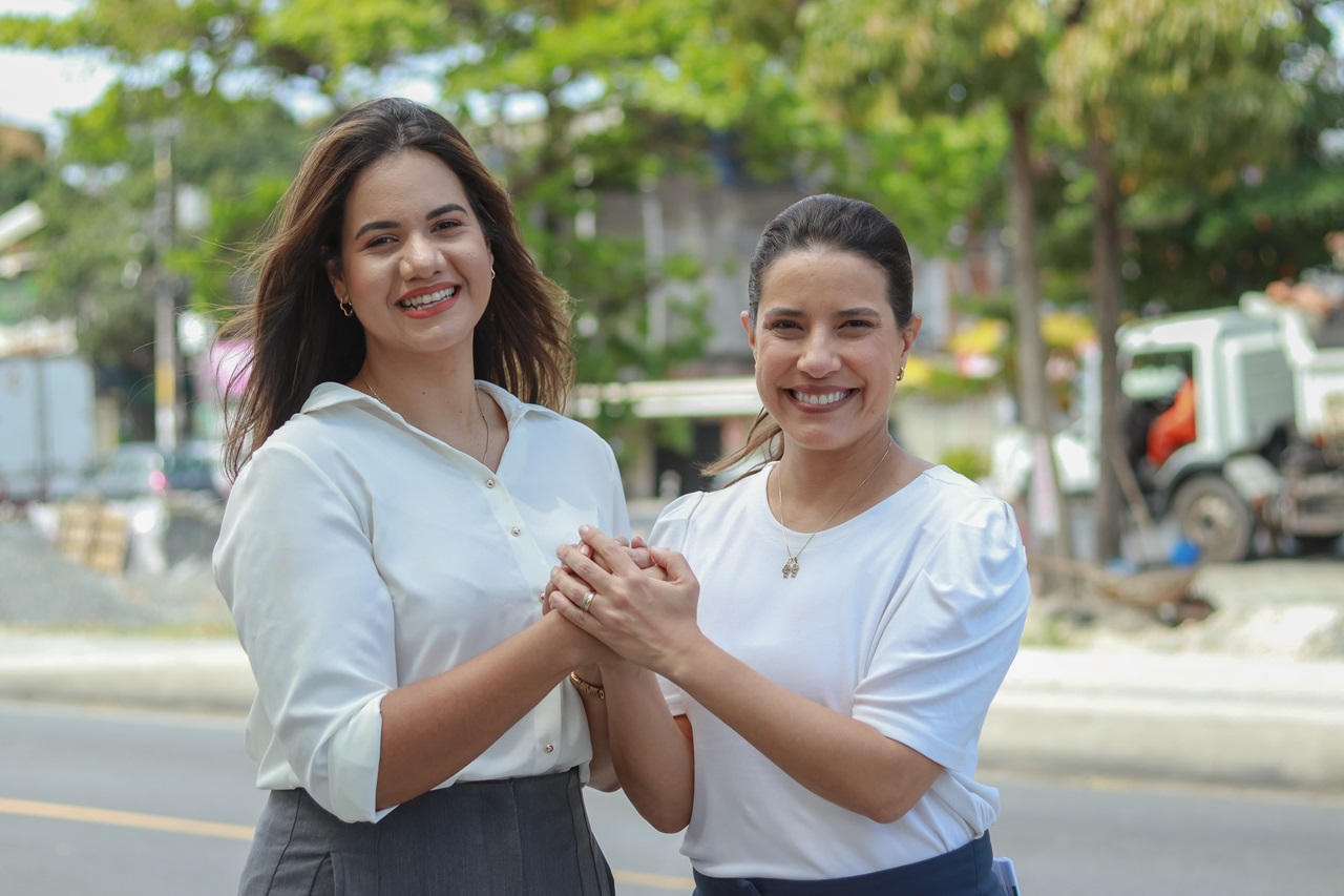 Candidata do PSD em Olinda, Mirella gravou com a governadora Raquel Lyra na PE-15