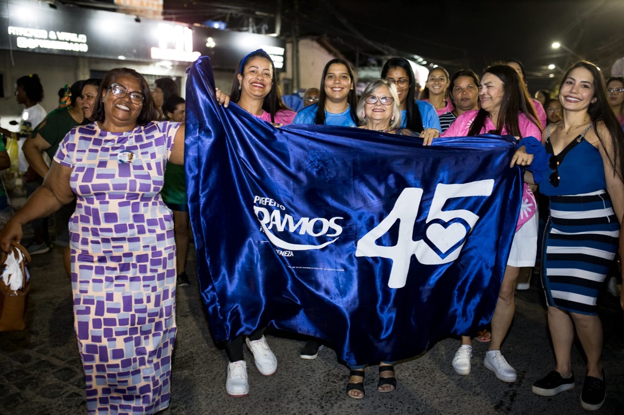 Defensoras do nome de Ramos, as mulheres caminharam em Jardim Paulista Foto Fabiano Alves Divulgação