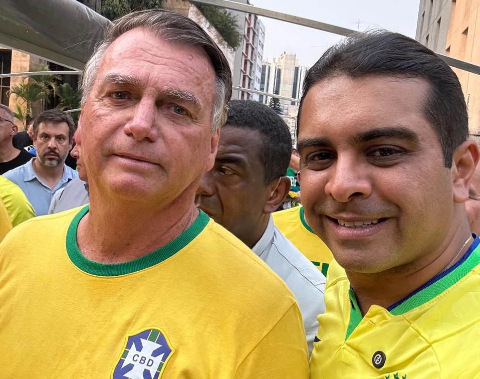 Fernando Rodolfo acompanhou o ex-presidente Jair Bolsonaro em São Paulo