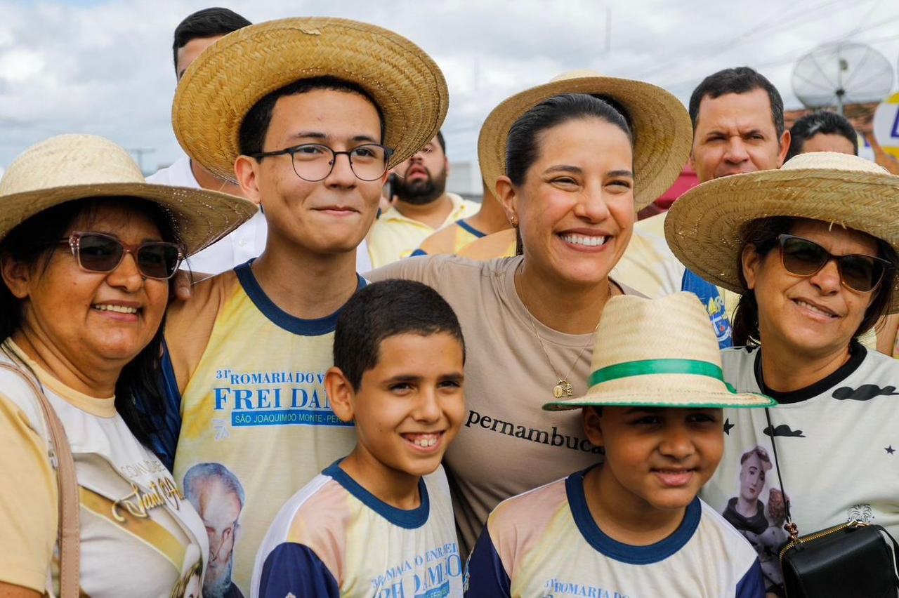 Governadora Raquel Lyra acompanhou a Romaria de Frei Damião Foto Miva Filho Secom