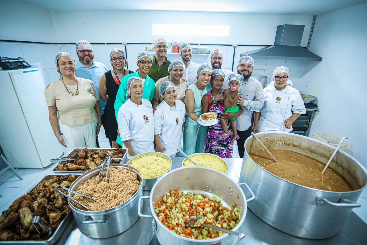 Governadora Raquel Lyra inaugurou a cozinha comunitária em Caruaru Foto Janaina Pepeu Secom