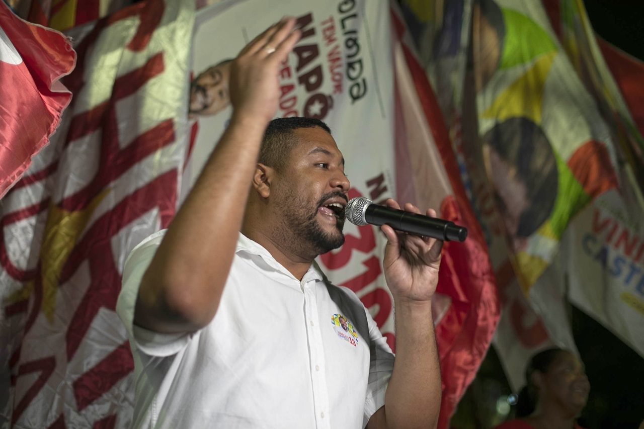 Vinicius Castello destaca que vai trabalha para zarar riscos de deslizamentos Foto Charles Johnson