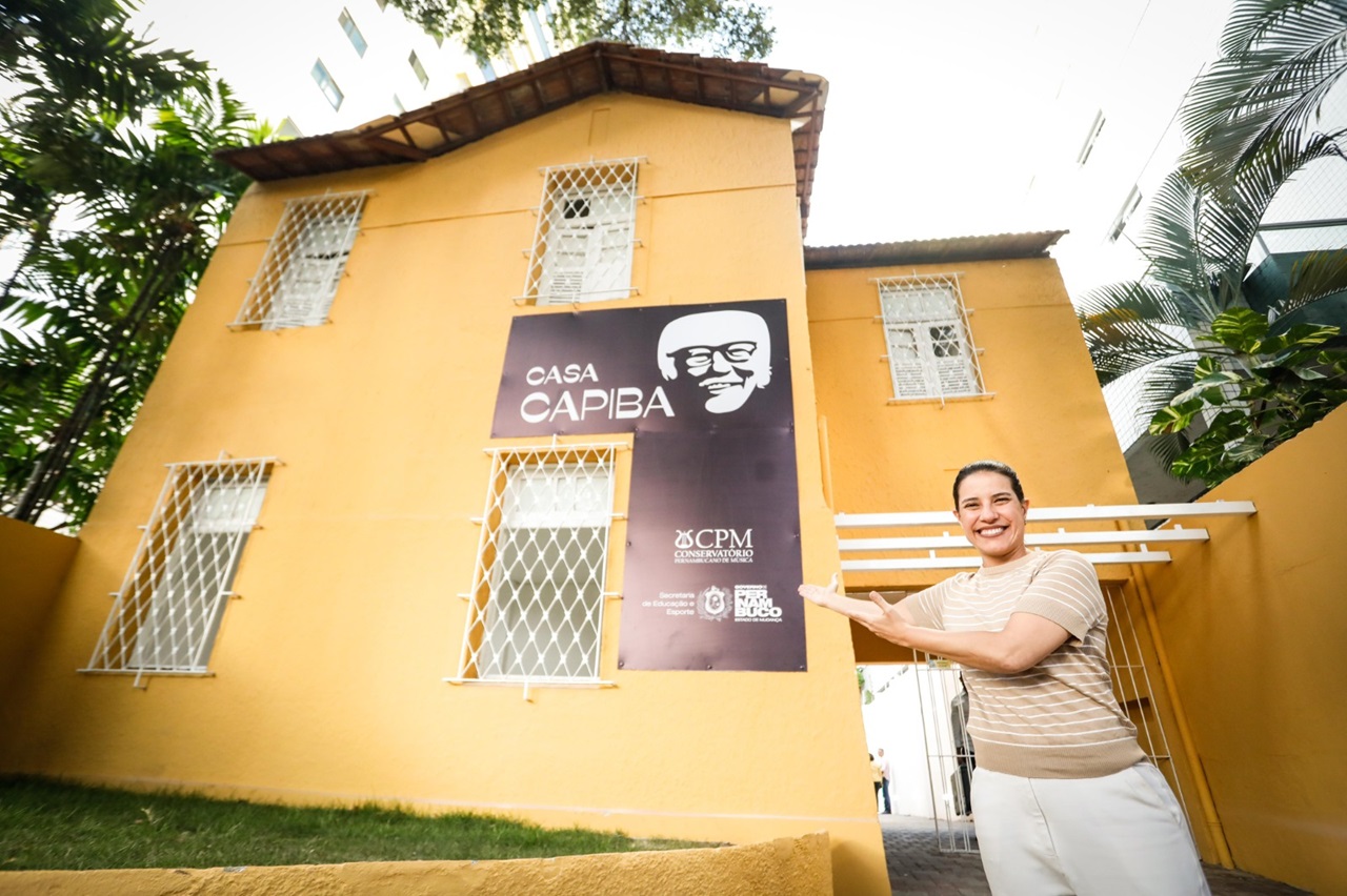 A governadora Raquel Lyra destacou que a Casa Capiba será unidade do Conservatório Foto Divulgação