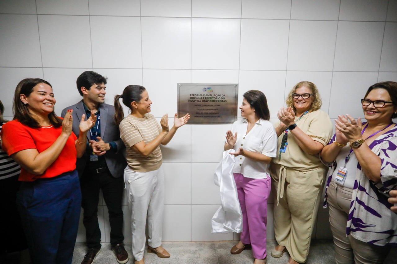 Governadora Raquel Lyra inaugurou a nova estrutura do Otávio de Freitas Foto Miva Filho Secom