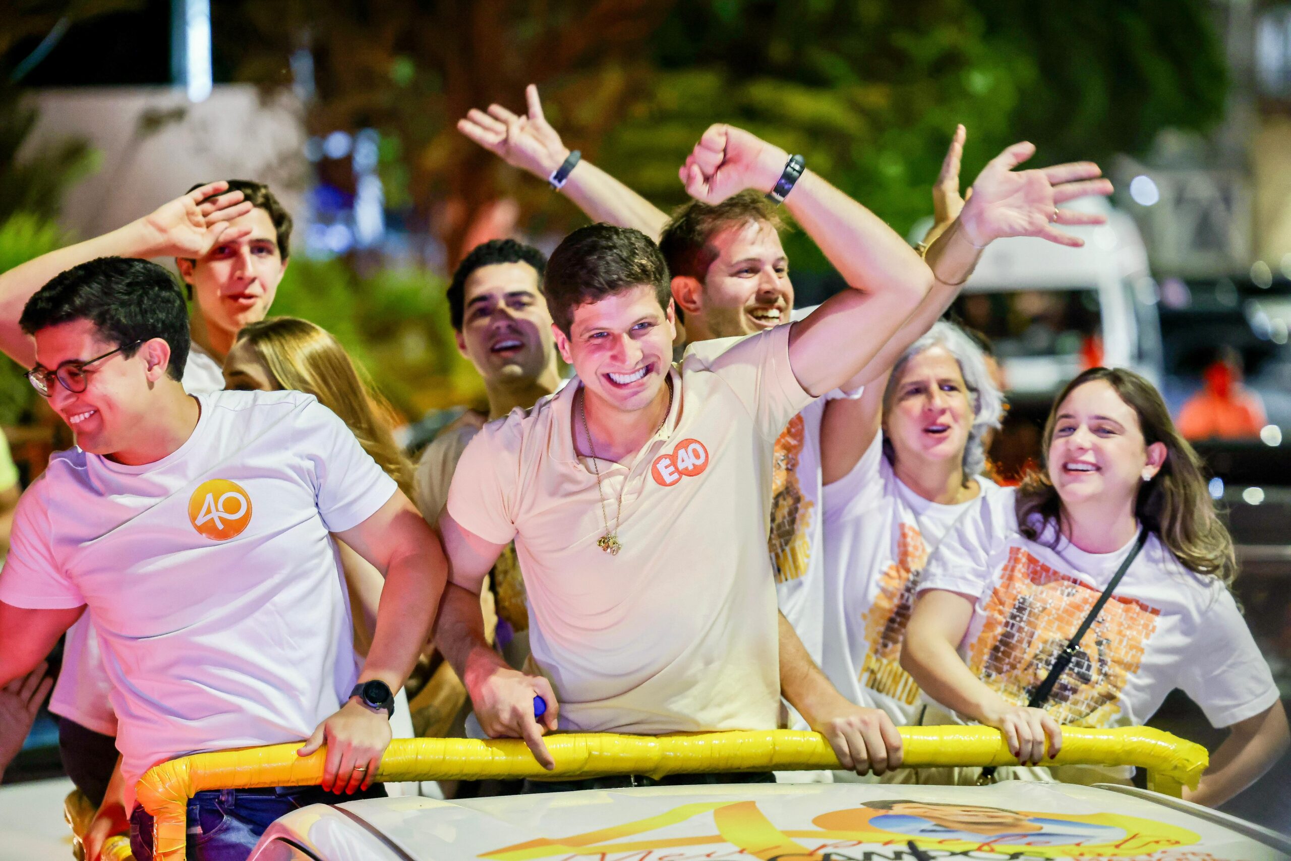 João Campos conquistou a reeleição com 78,11% dos votos válidos Foto Edson Holanda