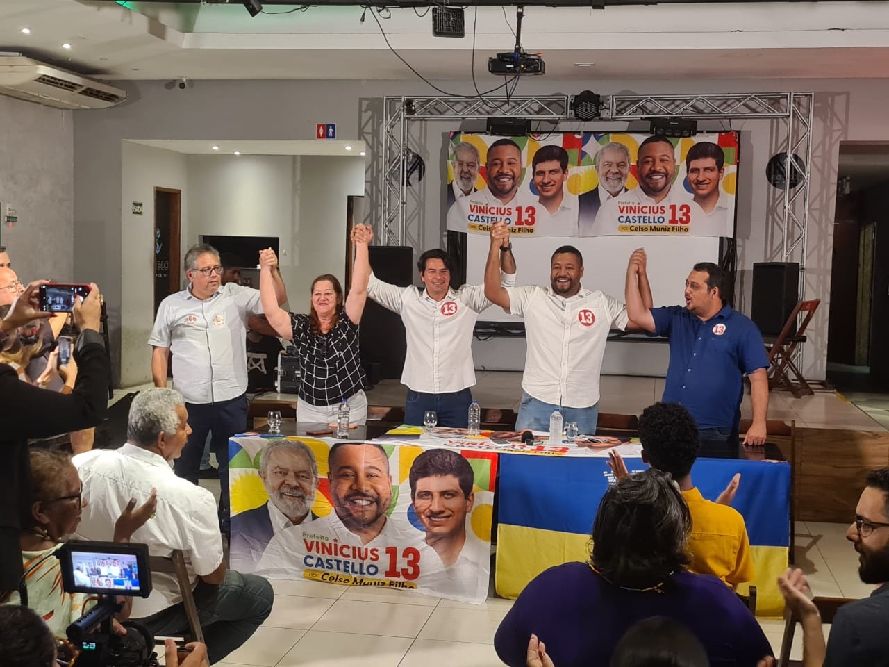 Márcio Botelho anunciou o seu apoio e do PP a Vinicius Castello Foto Márcio Didier