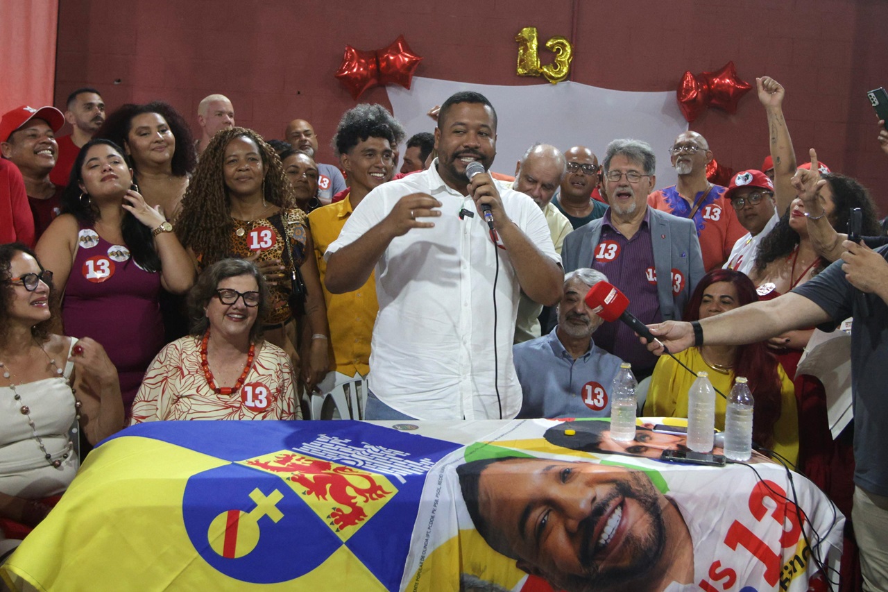 Vinicius Castelo afirma que o projeto que liderá está no coração do povo Foto Charles Johnson