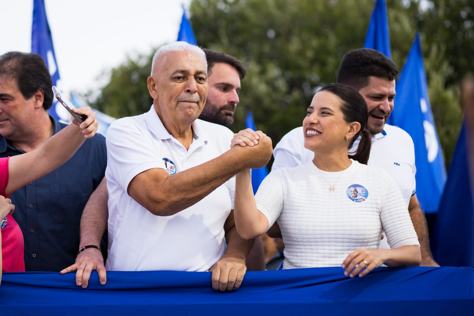 ramos estrá acompanhado da governadora Raquel Lyra na carreata neste domingo