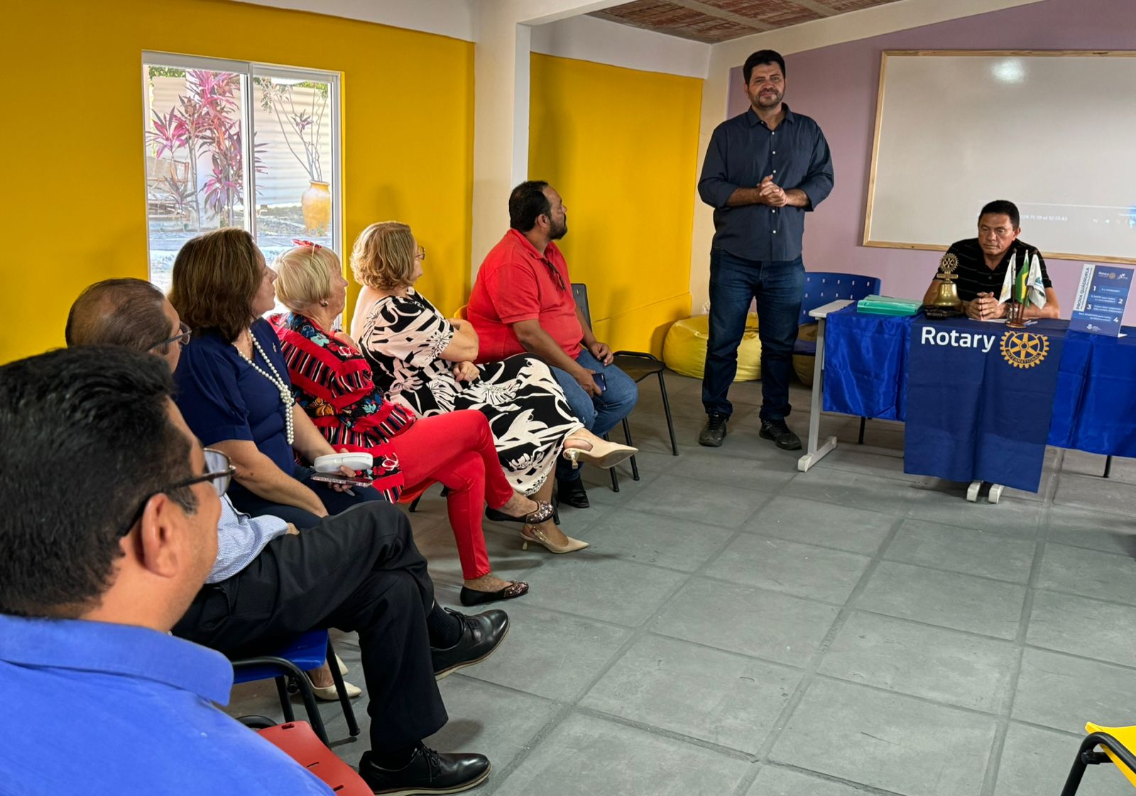 Durante a reunião, Felipe Andrade discutiu iniciativas para o futuro da cidade