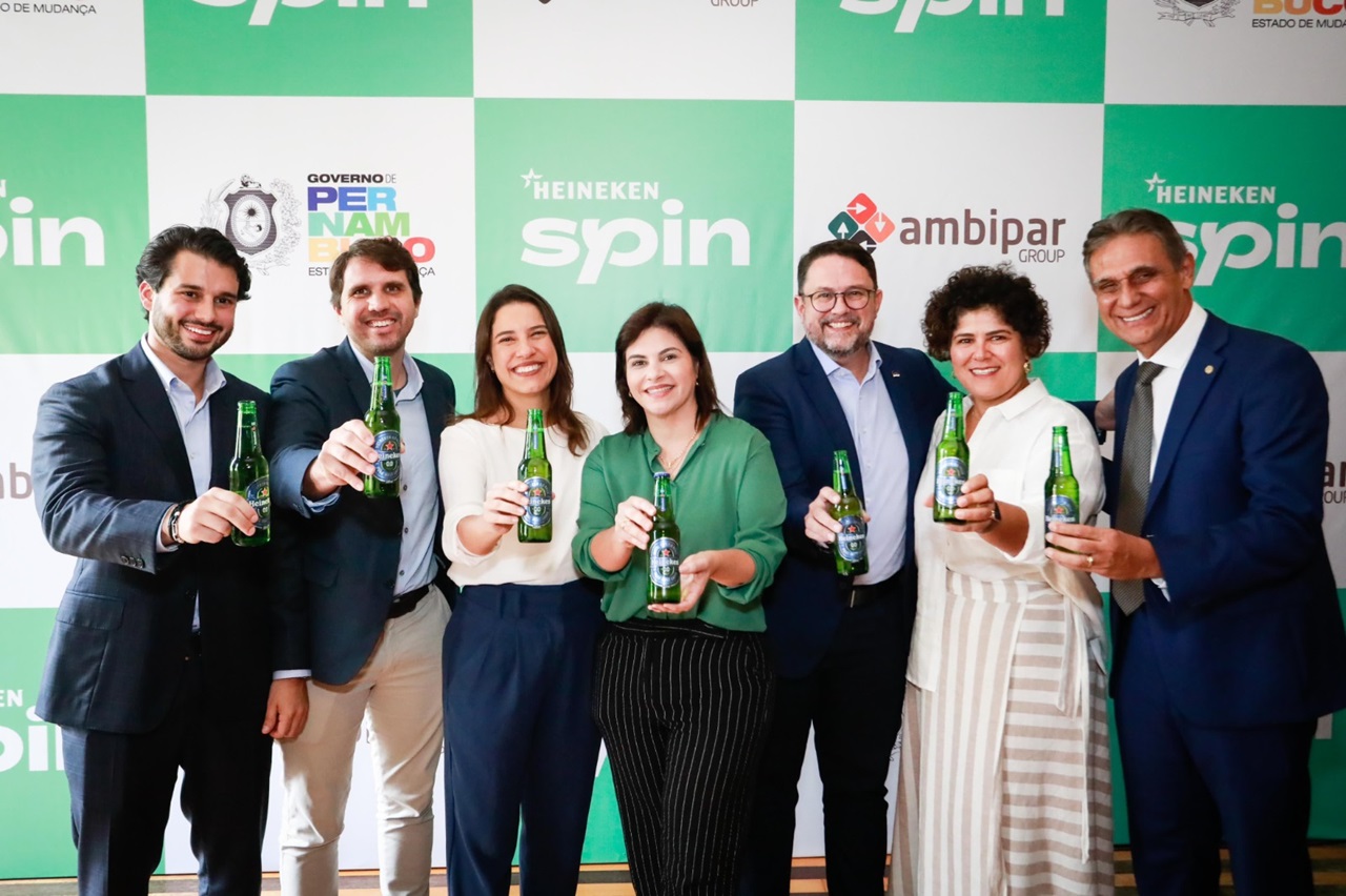 Governadora Raquel Lyra destacou o investimento sustentável da Heineken Foto Hesíodo Góes Secom