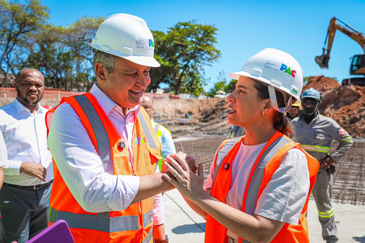 Governadora Raquel Lyra e o ministro Rui Costa visitaram as obras da Via Metropolitana Norte Foto Janaina Pepeu Secom