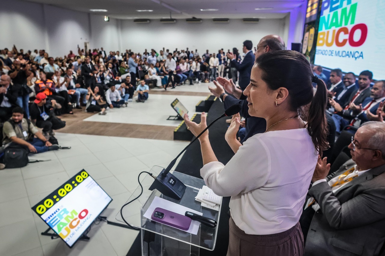 Durante seminário da Amupe, em 11 de novembro, Raquel Lyra assumiu compromisso com os municípios Foto Rafael Bandeira Secom