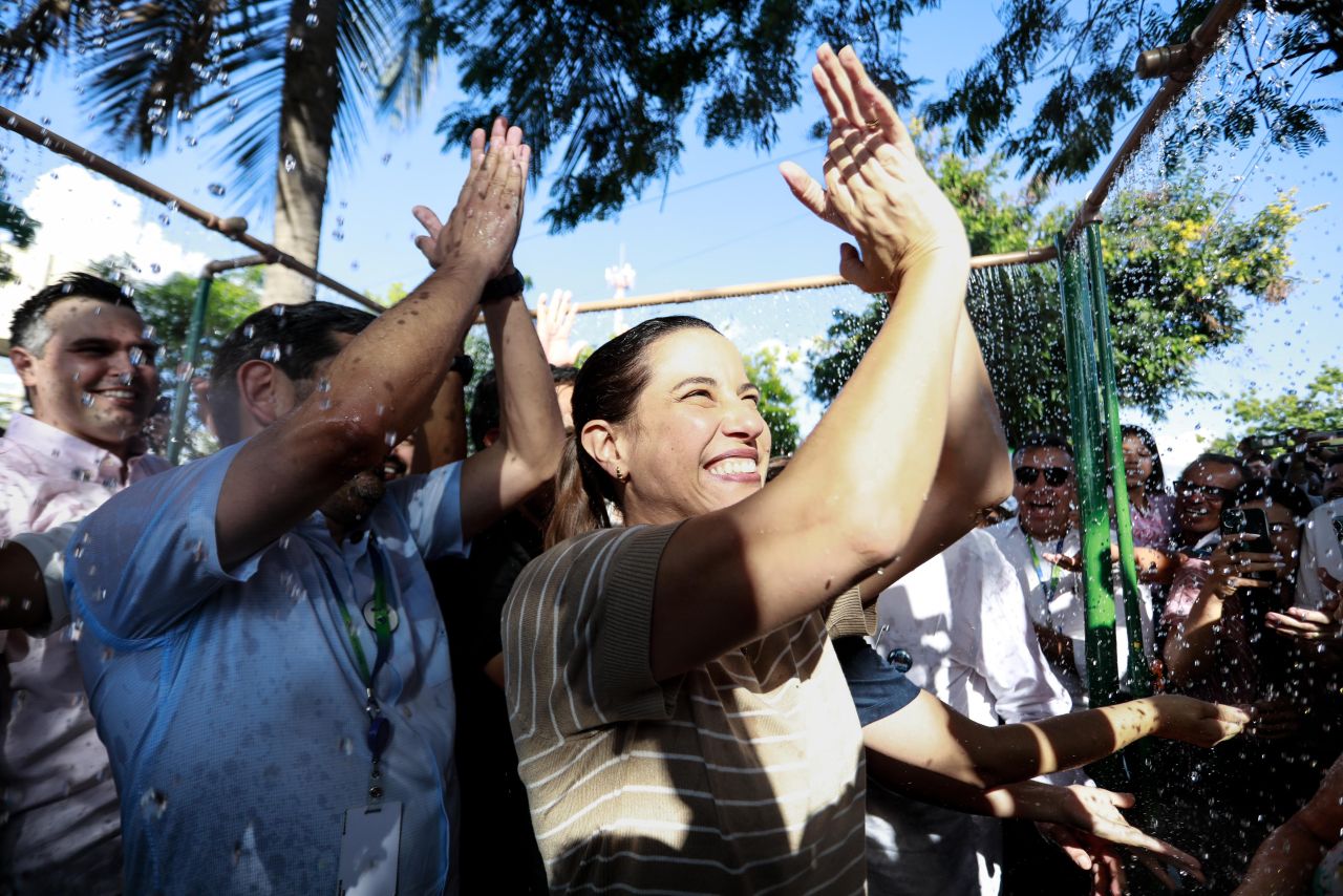 Governadora Raquel Lyra celebrou a entrega de adutora no Agreste do Estado Foto Hesíodo Góes Secom