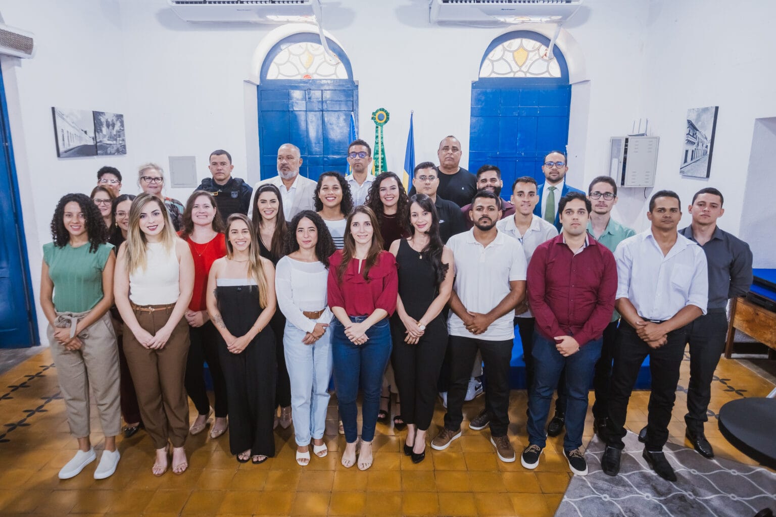 Mirella Almeidaa foca na segurança de Olinda, ao nomear agentes da Guarda Municipal Foto Divulgação