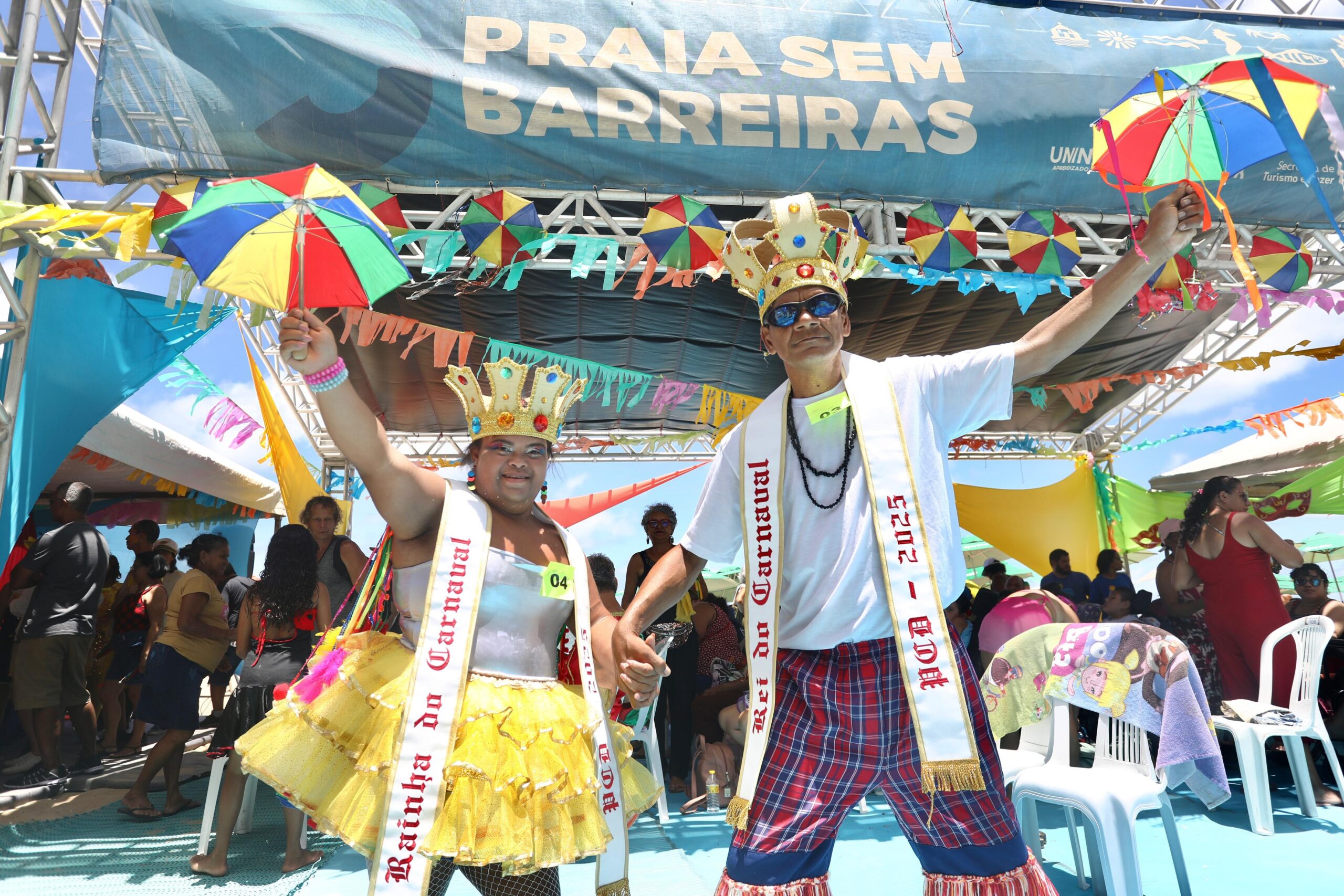 O novo Rei é Ivan Soares, de 51 anos e a nova Rainha, Edilene Ferreira foram eleitos neste sábado Foto Hélia Scheppa - PCR