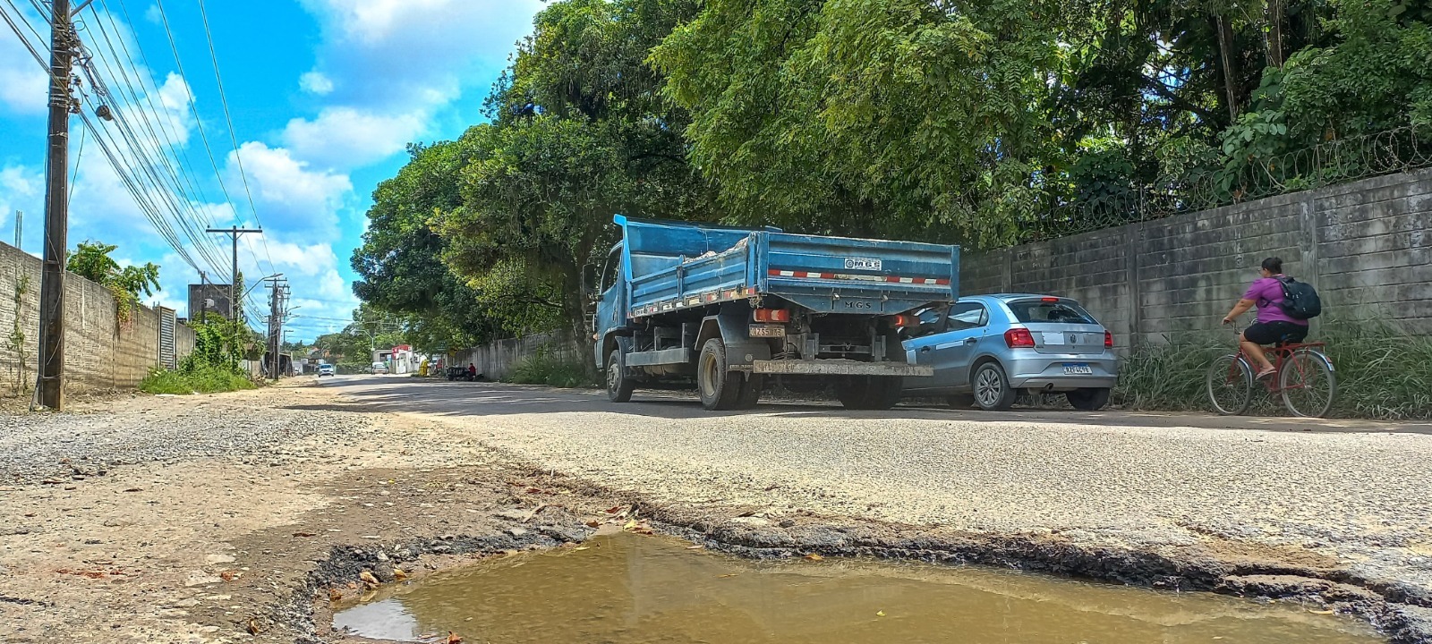 A intervenção na Estrada de Aldeia abrange o trecho que vai da entrada da PE-005, em Camaragibe, até o km 28,72