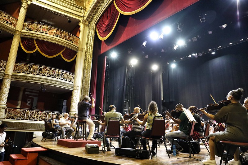 Orquestra Sinfônica do Recife se apresentará durante o aniversário do Recife Foto: Marcos Pastich/PCR Imagem