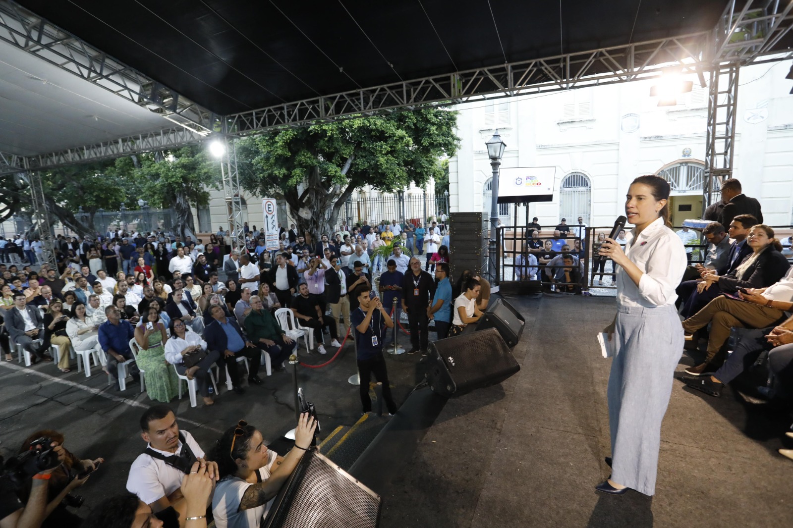 A governadora Raquel Lyra destacou a importância das Carretas da Mulher