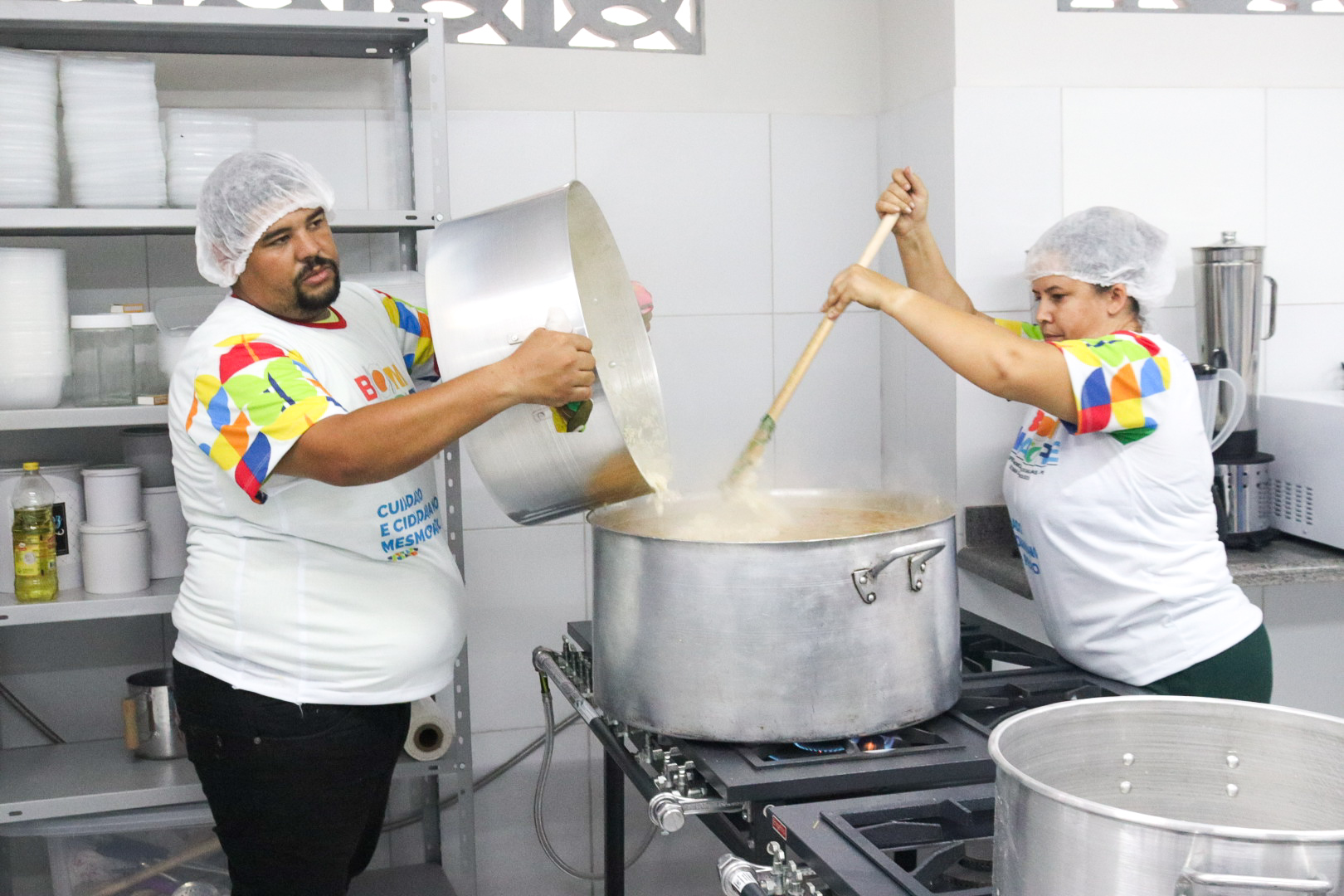 Governo de Pernambuco inaugura a 201ª Cozinha Comunitária em Riacho das Almas. Unidade integra o Programa Bom Prato