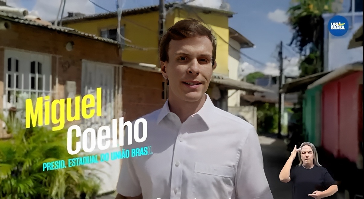 Inserção televisiva de Miguel Coelho, presidente estadual do União Brasil (1)