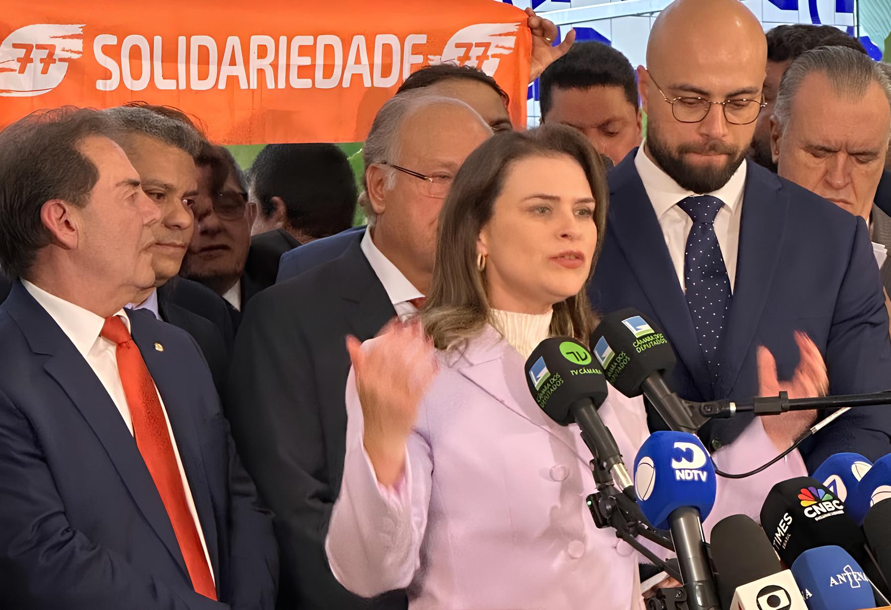 Durante a formalização da federação Solidariedade-PRD, Marília teve o seu nome lançado para a disputa ao Senado Foto Divulgação (2)