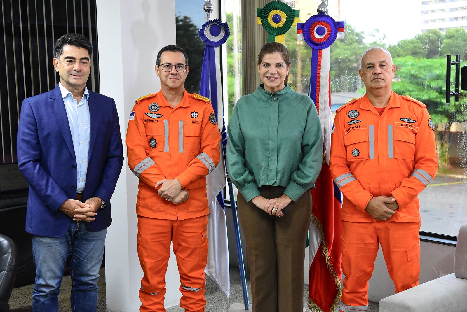 O anúncio do grupamento de Bombeiros no Sertão do Araripe foi feito pela deputada Socorro Pimento e o ex-prefeito Raimundo Pimentel