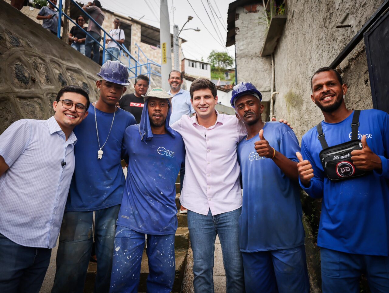 Prefeito do Recife, João Campos disse ser muito simbólico que a inauguração seja nun dia de chuva