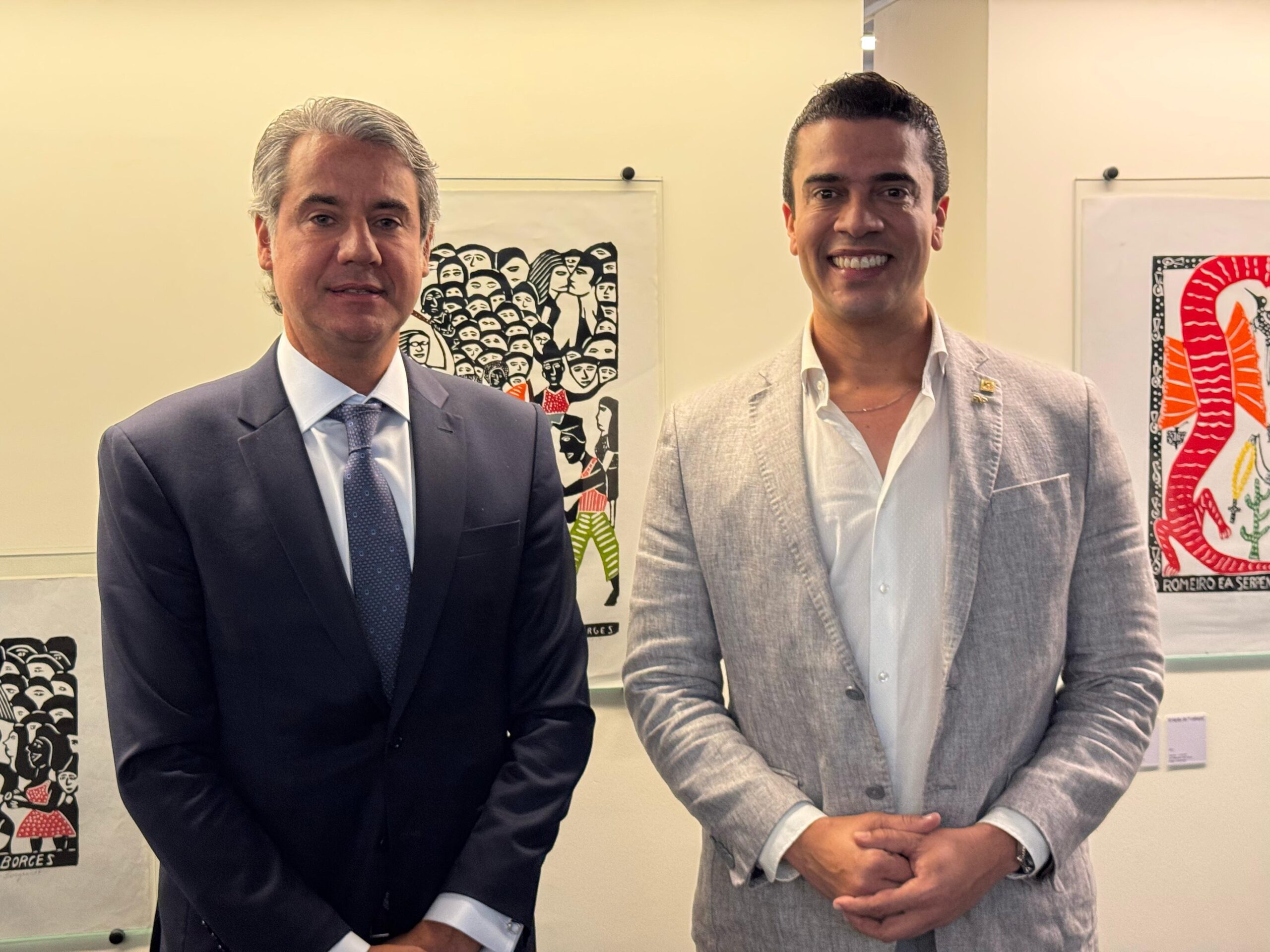 Rodrigo Pinheiro e Fernando Monteiro articulam verba para saúde