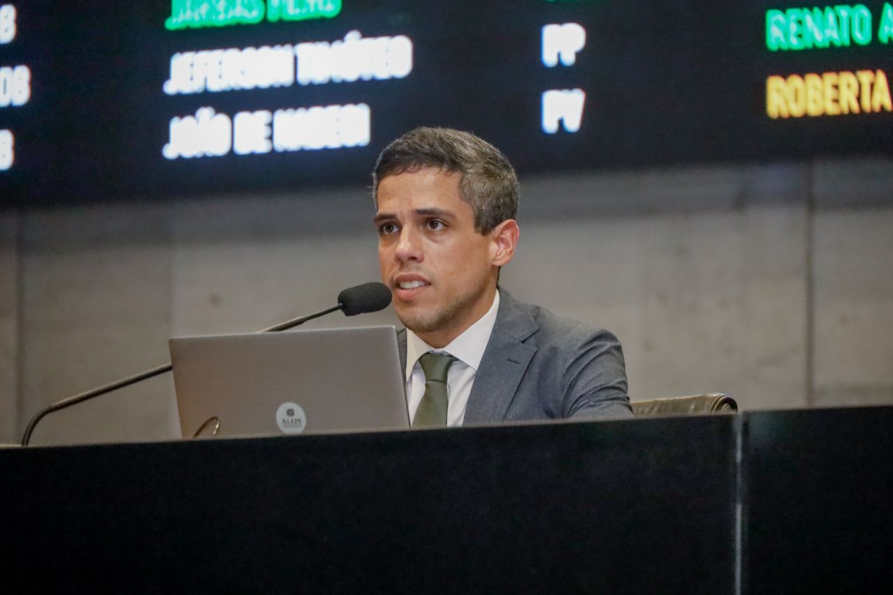 O deputado estadual Jarbas Filho disse que esperava uma decisão favorável para que permanecesse na liderança do MDB Foto Roberto Soares Alepe