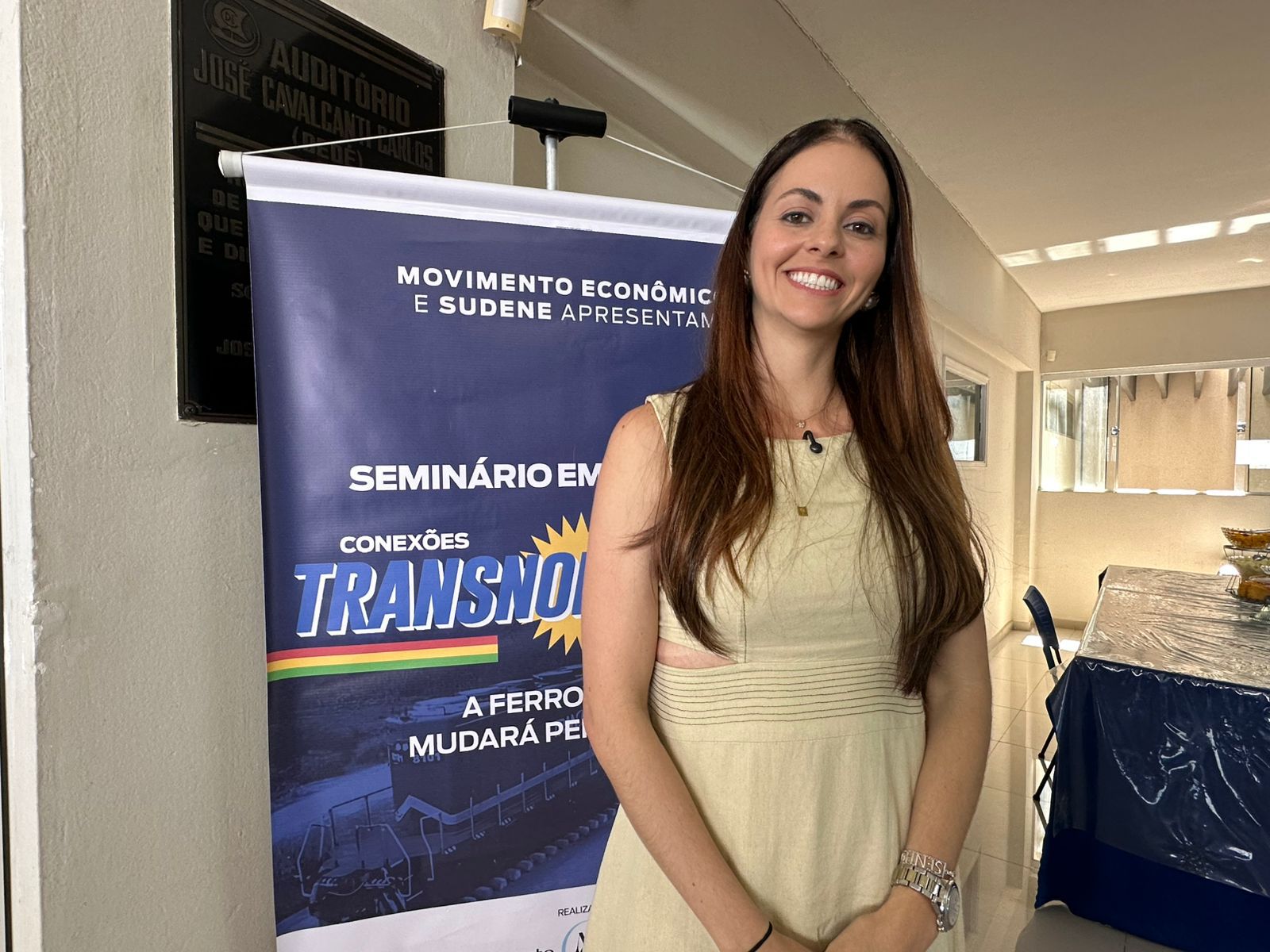 Prefeita de Lagoa Grande, Catharina Garzieira defende a Transnordestina, destacando ganhos para o agronegócio e a logística de Pernambuco
