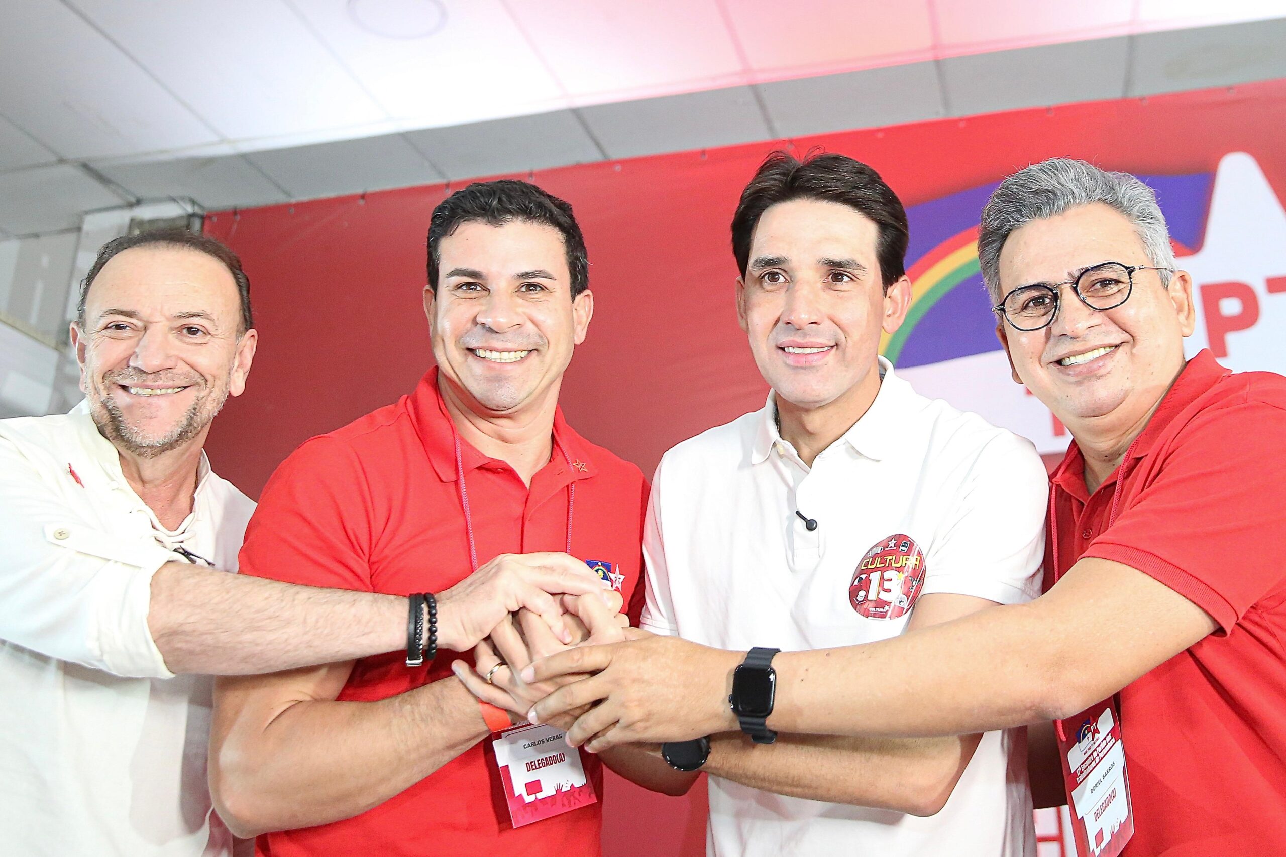Silvio Costa Filho defendeu a reelaição de Lula e de Humberto e a eleição de João