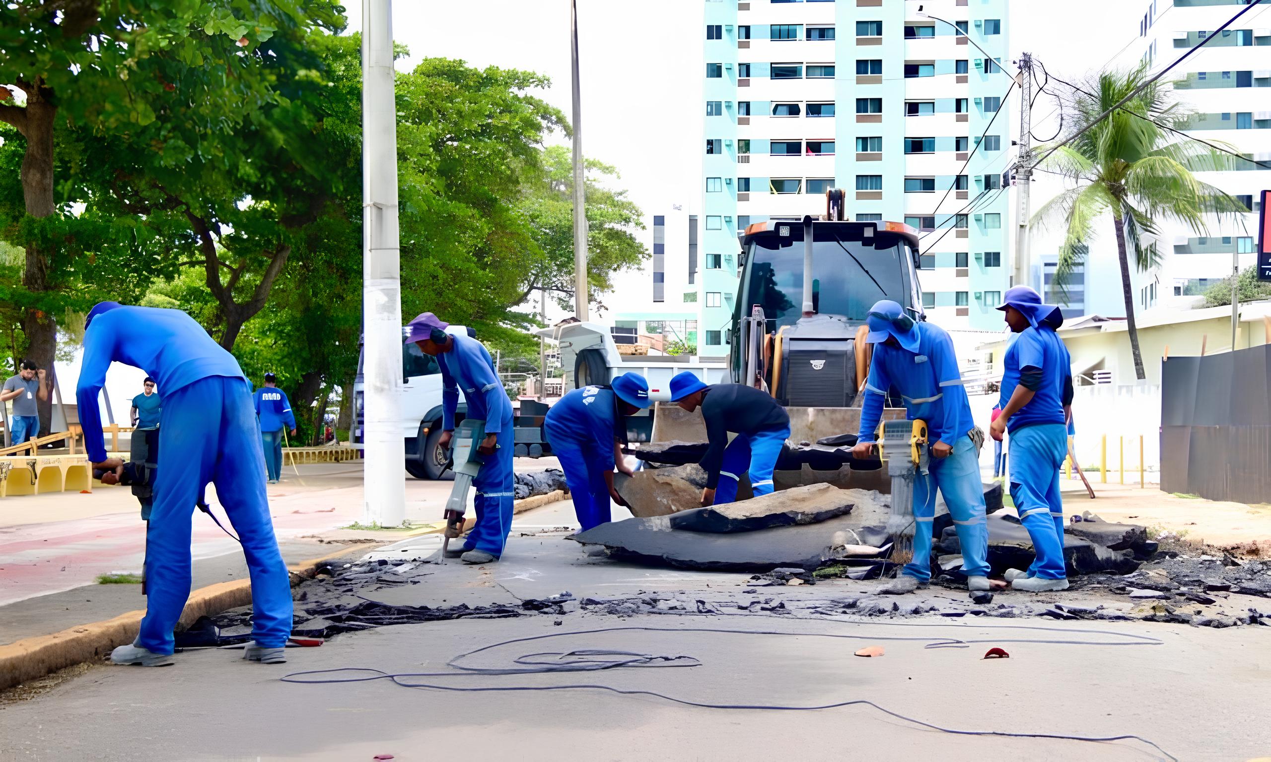 Interdiçãovai durar 20 dias e vai preparar a praça para receber novos equipamentos de lazer e acessibilidade, na praia do Quartel (2)