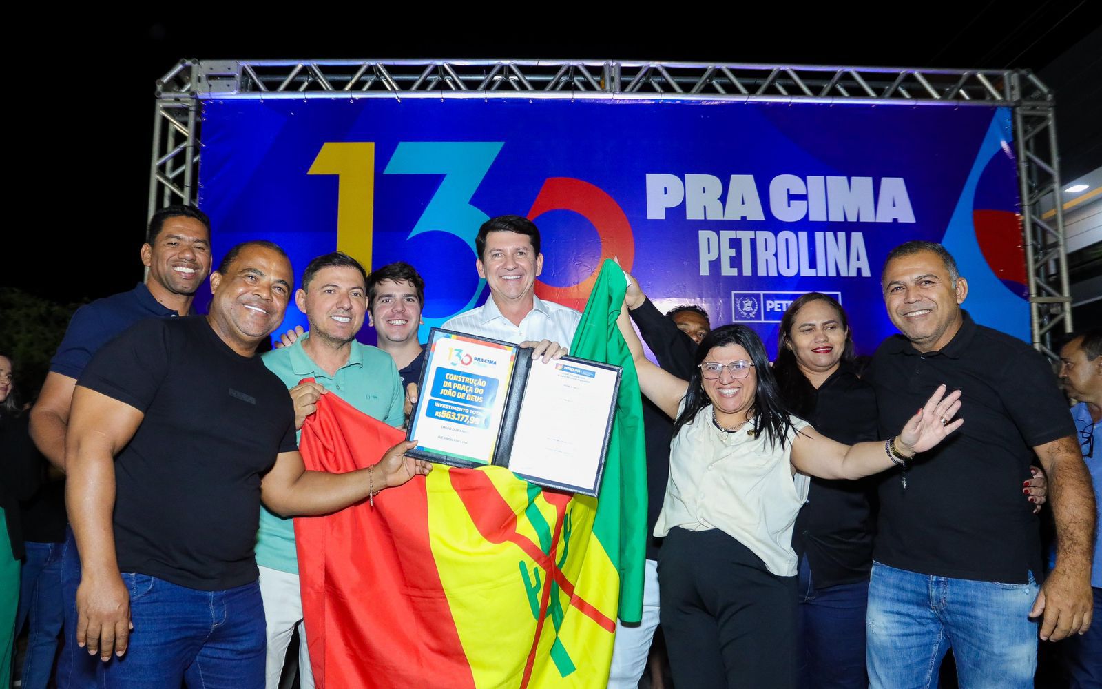 Petrolina inicia construção de nova praça no bairro João de Deus, o mais populoso do município. Espaço tem 2,8 mil metros quadrados