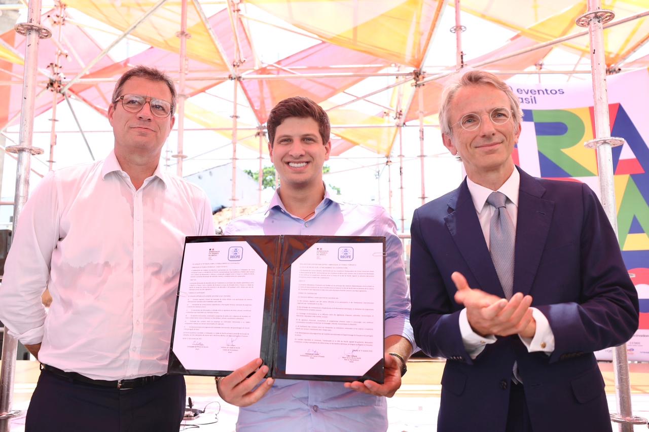 Aporte internacional financiará obras entre Praça do Diário e o Pátio de São Pedro, no Recife, com foco em mobilidade, inclusão e sustentabilidade