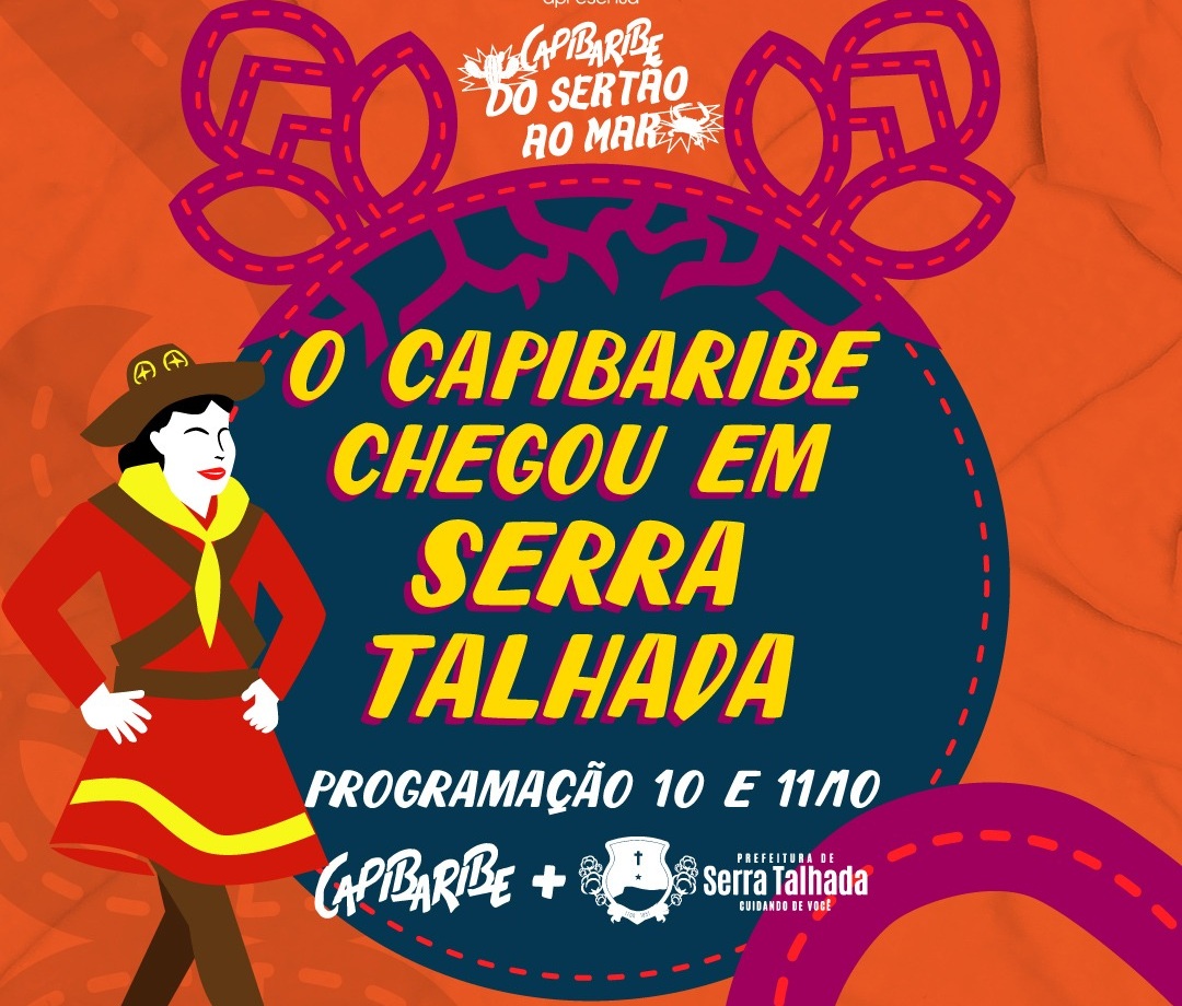 Capibaribe Festival ocorre em Serra Talhada nos dias 10 e 11 de outubro com atividades culturais, trilhas ecológicas e oficinas de reaproveitamento de materiais