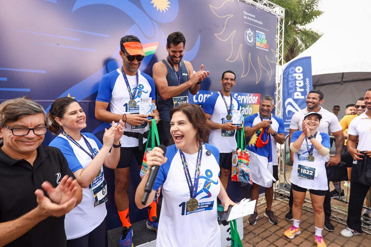 Governadora em exercício, Priscila Krause destacou importância do cuidado com a saúde e da valorização do funcionalismo estadual