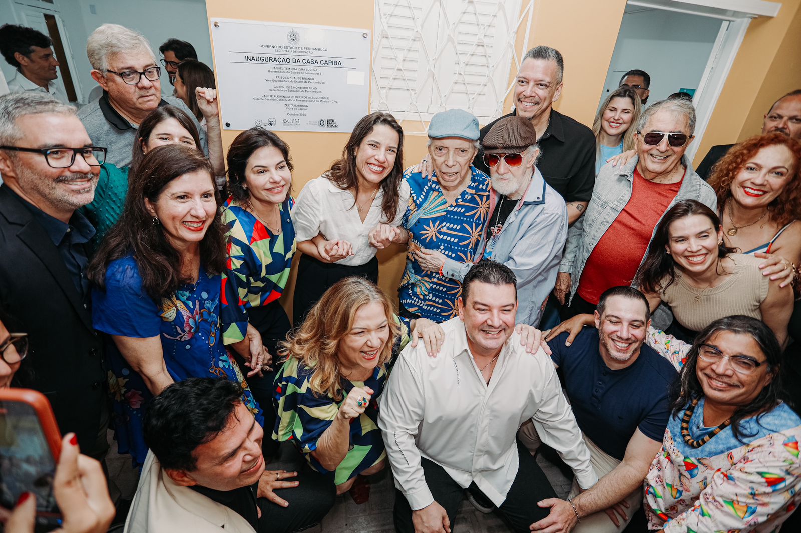 Raquel Lyra inaugura a Casa Capiba, reformada com R$ 750 mil, que abrigará atividades musicais e pedagógicas no Conservatório Pernambucano de Música