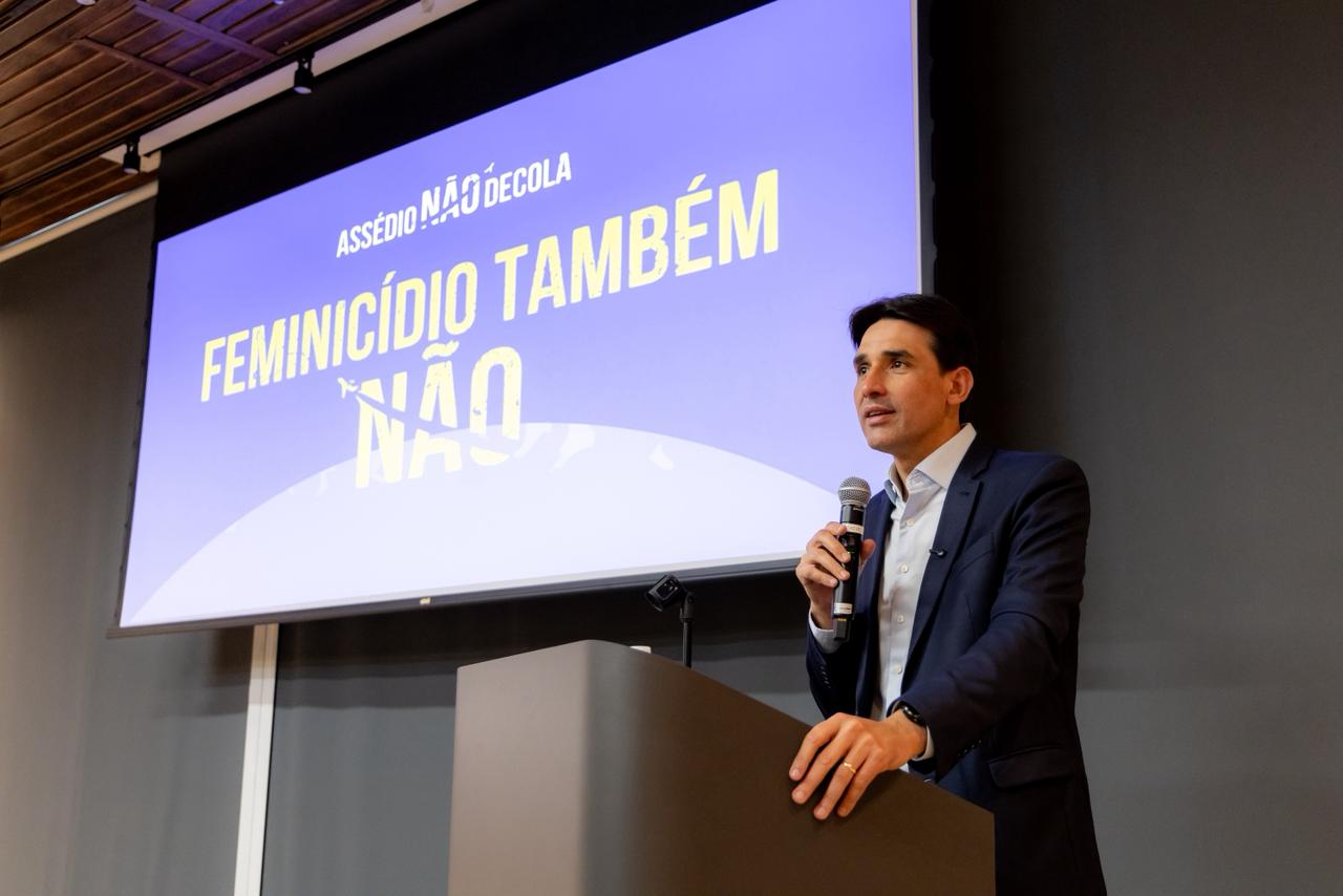 Silvio Costa Filho lança campanha contra feminicídio nos aeroportos, ampliando ações do Governo Federal de combate à violência contra mulheres no Brasil