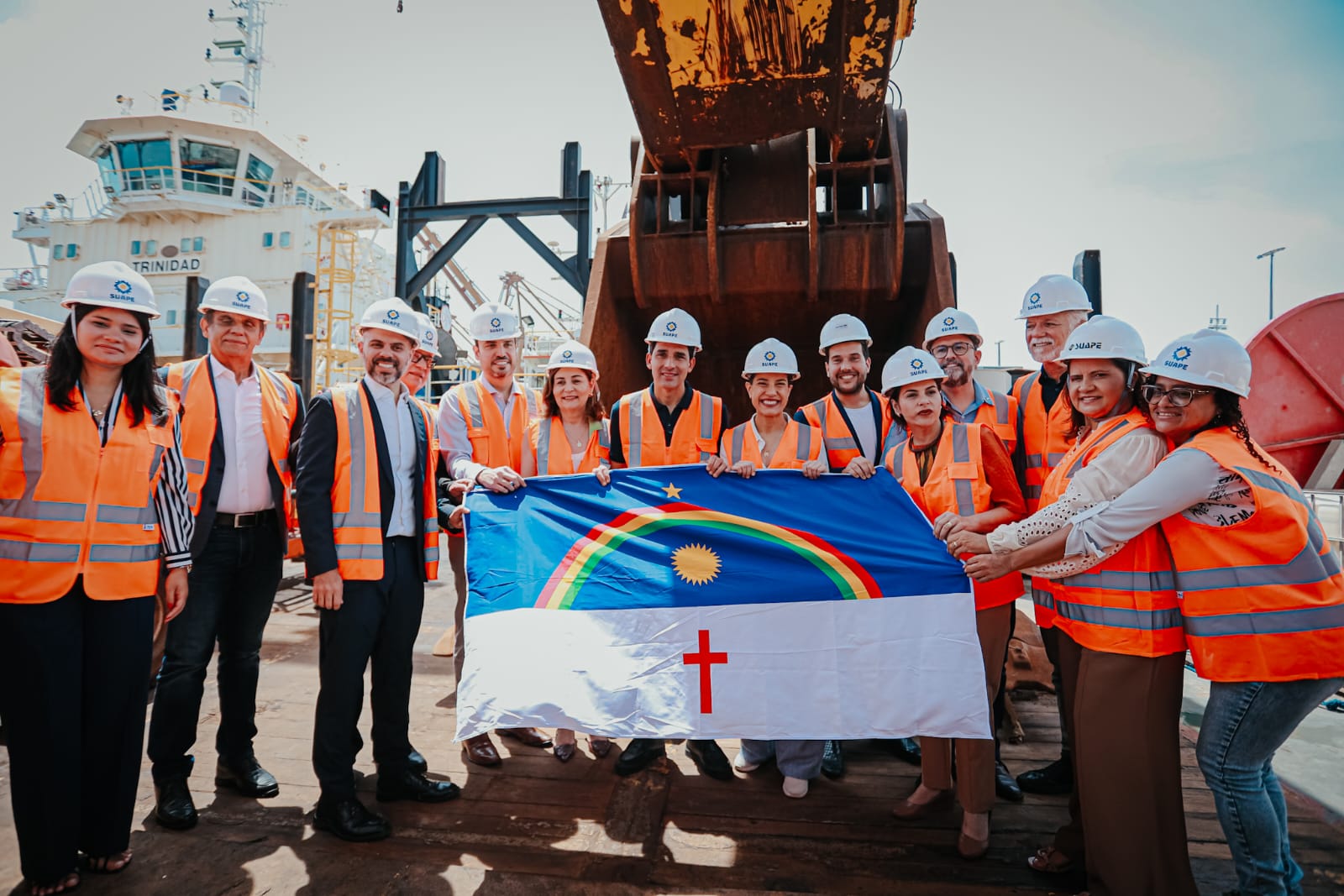 Dragagem do Porto de Suape amplia canal interno para 16,20 metros, recebe investimento de R$ 217 milhões e fortalece logística Foto Janaína Pepeu_Secom