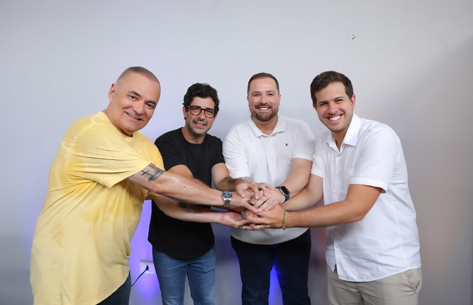 Marco Aurélio Meu Amigo e Marco Aurélio Filho anunciam apoio à reeleição de Rodrigo Farias e Pedro Campos em ato político no Recife