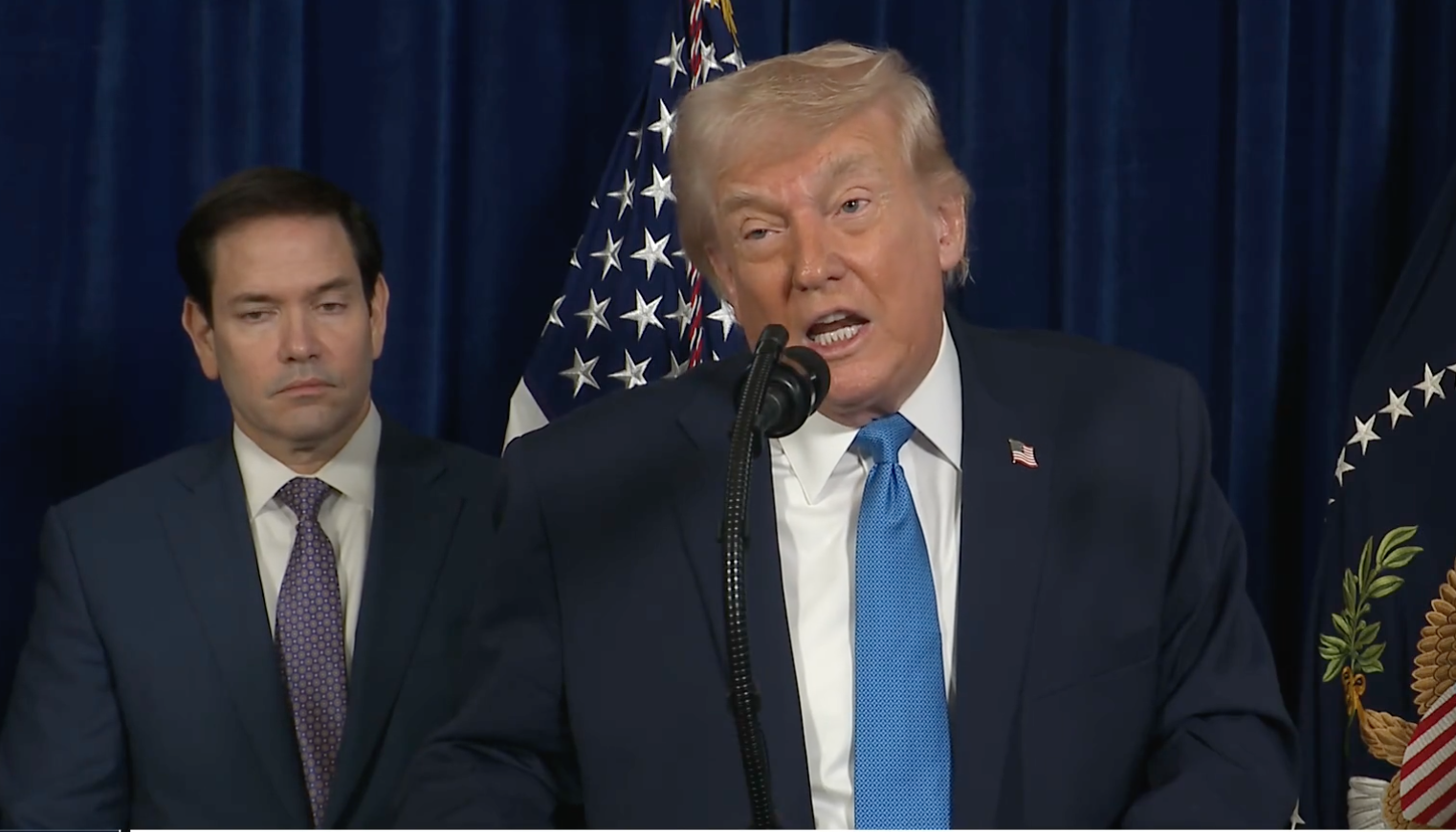 Presidente Trump afirmou que os EUA vai administrar a Venezuela, a partir de agora, até que se possa fazer uma transição de poder